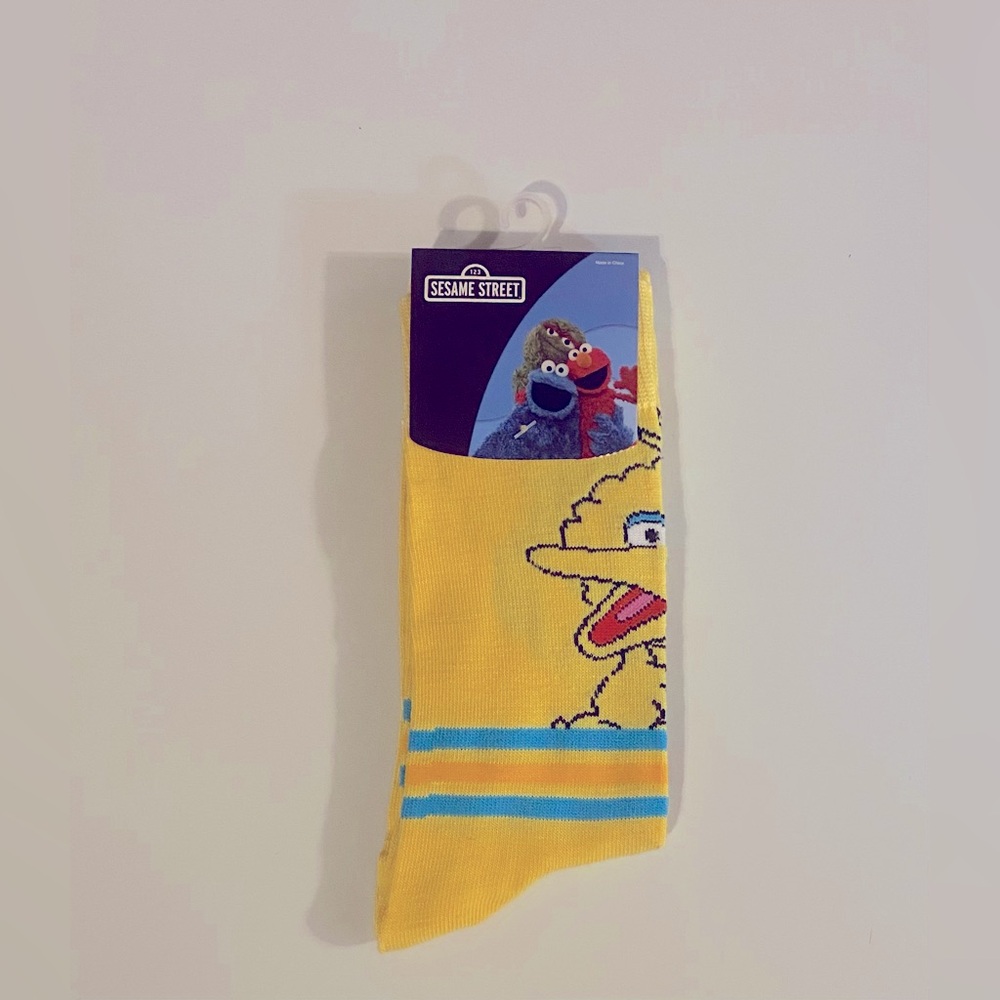 Fun Novelty Socks Big Bird